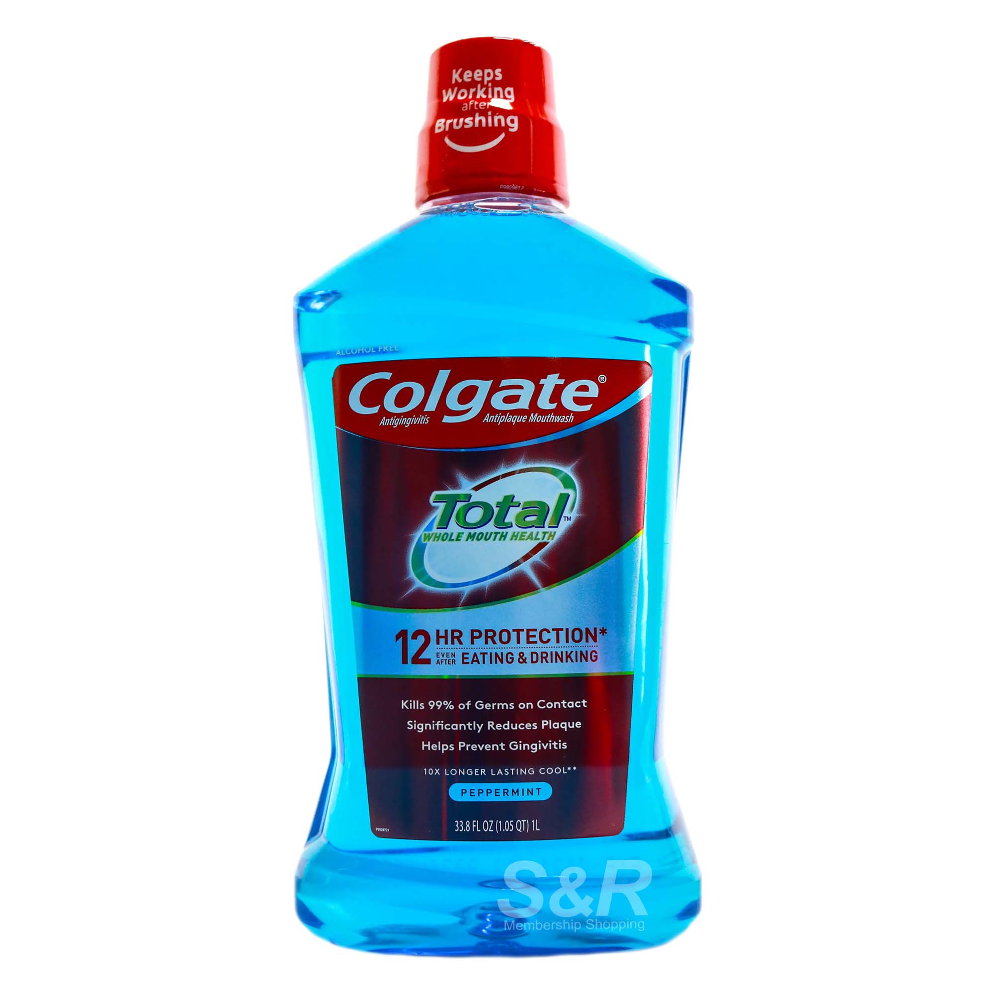 Colgate Total Pro Shield Peppermint Blast Mouthwash 1000mL